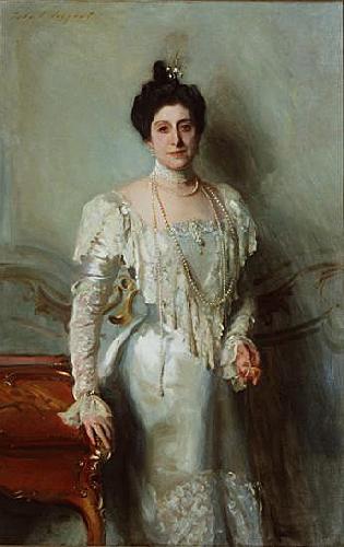 John Singer Sargent Portrait of Mrs. Asher B. Wertheimer oil painting image